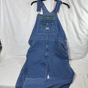 Liberty‎ Men's Blue Denim Bib Overalls Size 40x32 Vintage